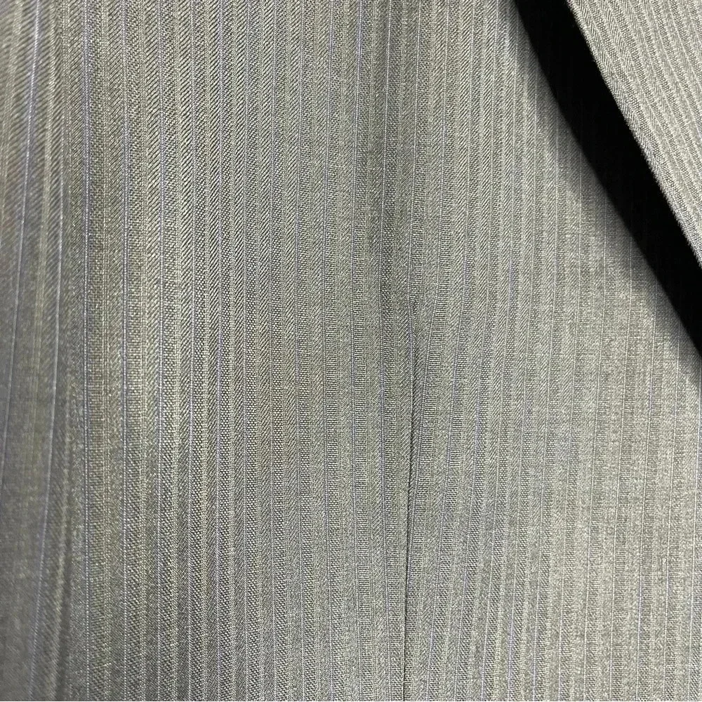 Jack Victor Elite Pinstripe Mens Blazer Sport Jacket Size 46 R Wool Norway